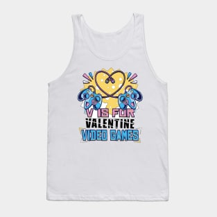 V is for video games Tank Top